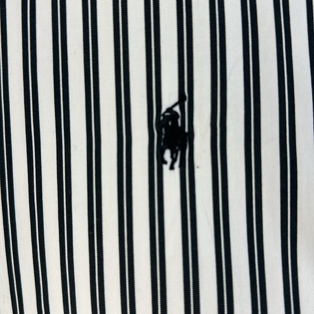 Ralph Lauren Blue Label Striped Button Down Shirt - Picture 7 of 9